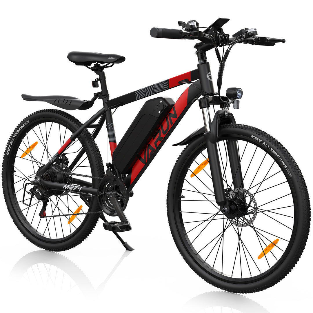 VARUN Electric Bike for Adults, Carry APP and 500W 20MPH Commuter Ebike with 48V Removable Battery, 24'' Electric Mountain Bike with Front Fork Suspension and Dual Disc Brakes