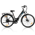 VARUN S700-2 Electric Bike for Adults - 500W Electric Bicycle Up to 40 Miles, 48V Removable Battery, 7-Speed, and Shock Absorber, Stylish 27.5