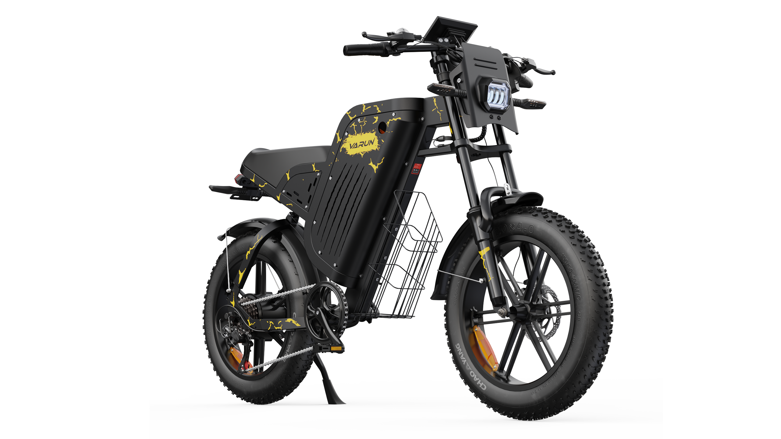 20" Fat-Tire Men's E-Bike with 48V 31.5A Battery, Up to 160 KM Range, 1000W 95Nm Motor, Full Suspension