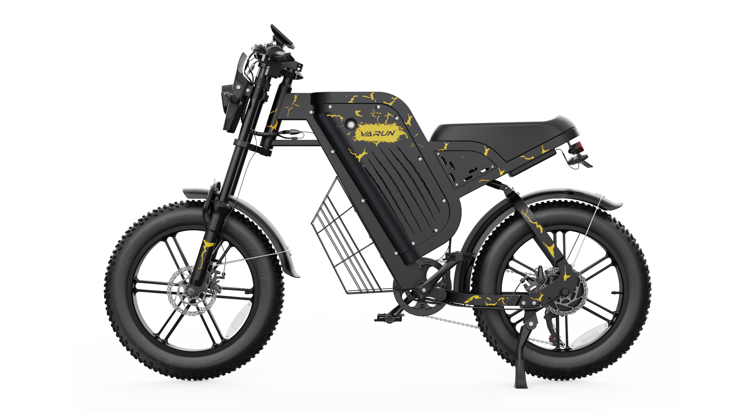 20" Fat-Tire Men's E-Bike with 48V 31.5A Battery, Up to 160 KM Range, 1000W 95Nm Motor, Full Suspension